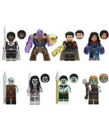 8Pcs Marvel Zombies Minifigure Moon Blade Ms.Marvel Okoye Ghost Namor Mi... - $21.39