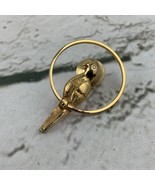 Signed Avon Parrot In Hoop Pin Gold Toned Fashion Jewelry - £7.77 GBP