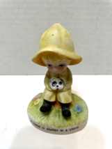 Josef Original A Friend Is Shelter In A Storm Porcelain Figurine Taiwan ... - $11.66
