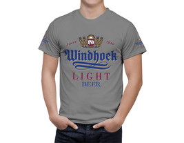 Windhoek Beer Gray T-Shirt, High Quality, Gift Beer Shirt - £25.15 GBP