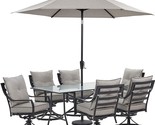 Hanover Lavallette 7-Piece Modern Dining, 2 Rockers, 4 Stationary Chairs... - $2,592.99