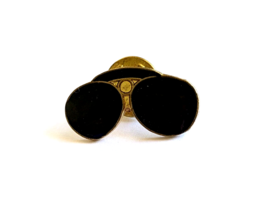 Sunglasses Shades Aviator Enamel Lapel Pin Hat Tie Tac Vintage New old Stock - $4.89