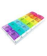 Medical Weekly Pill Box Organiser for Medicines Supplements -14 Compartm... - $8.93 CAD