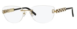 Caviar 2374 Eyeglasses Rimless Women&#39;s Gold Authentic New - $285.95