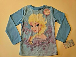 Disney Frozen Girls Long Sleeve T-Shirts Size  4, 5 or 6  NWT - £7.13 GBP