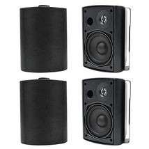 5.25 Inches 600 Watts Outdoor Speakers Wired Waterproof,Effortless Mount... - £219.46 GBP