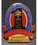 USWEST - Wireless PCS - Salt Lake 2002 Olympic Lapel/Hat Pin - $14.92 CAD