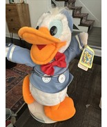 1985 Donald Duck Plush Toy with Stand - $11.66