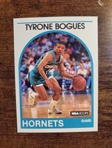 Tyrone &quot;Muggsy&quot; Bogues 1989-1990 NBA Hoops #218 - Charlotte Hornets - NBA - £1.54 GBP