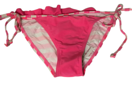 Rip Curls Women&#39;s Catalina Stripe Tie Side Bikini Bottoms, Pink, Small - $19.79
