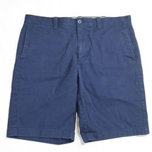 J.CREW 34 x 11&quot; Navy Blue Cotton Stretch Chino Shorts - £14.38 GBP