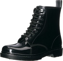 Michael Michael Kors Tavie Rain Bootie Black 10 Water Resistant Boots NEW - $109.00