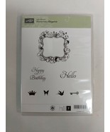 Stampin Up Elementary Elegance rubber stamp set - $166.06 MXN