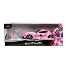 Power Rangers Toyota FT-1 with Pink Ranger - 1:32 Scale - £23.13 GBP