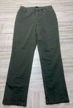 Gloria Vanderbilt Size 8 Short Amanda Jeans Green - $8.81