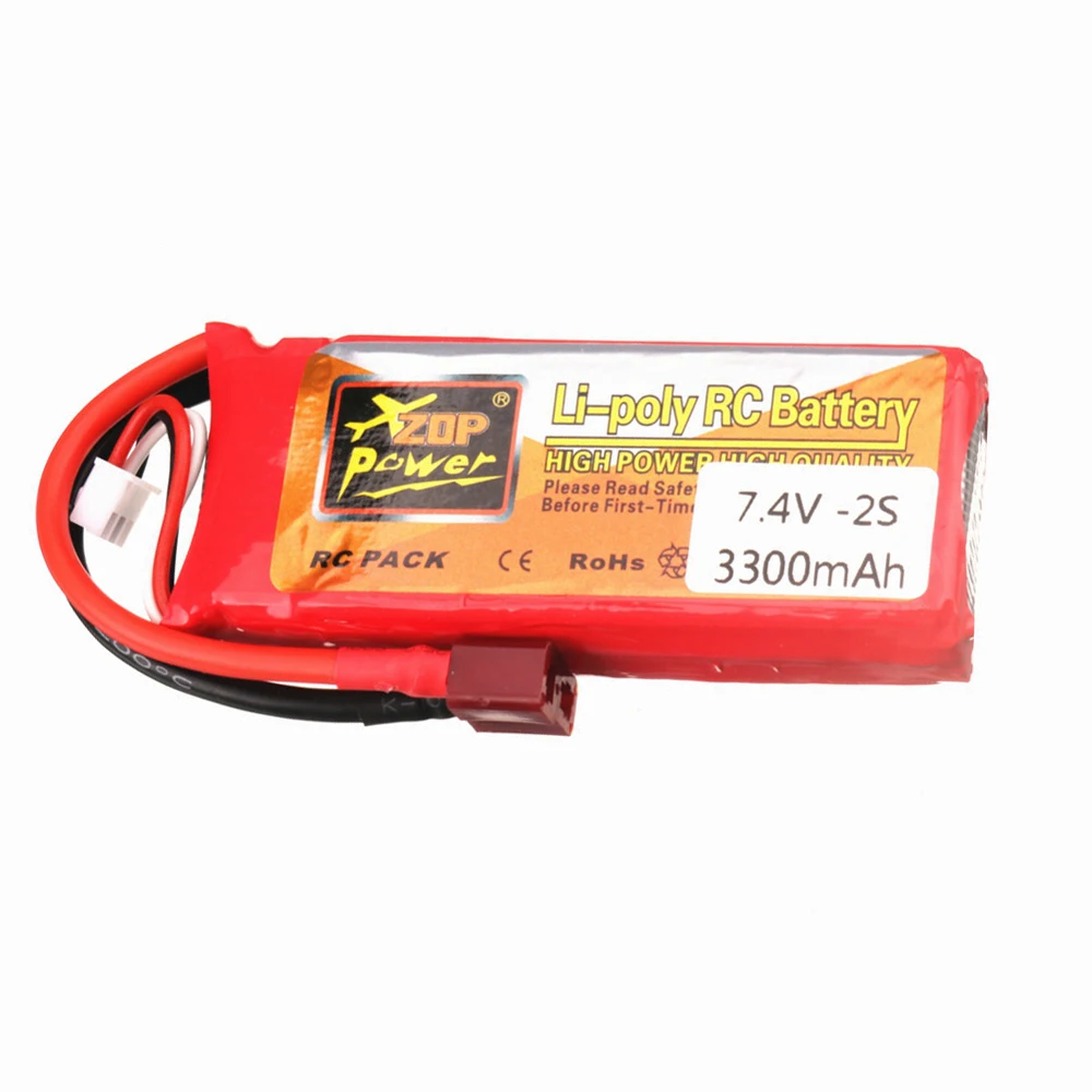Game Fun Play Toys 7.4V 3300mAh Lipo Battery 2S for WAames 144001 124018 124019  - £29.23 GBP