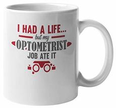 Make Your Mark Design I Had a Life. Funny Coffee &amp; Tea Mug for Optometri... - £15.56 GBP+
