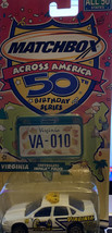 Matchbox Across America - Virginia Chevy Impala Police #10 - £13.86 GBP