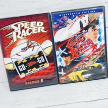 Speed Racer Motion Picture Widescreen Edition And Volume 5 Includes 8 Cartoons - £15.97 GBP