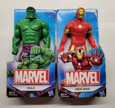 2015 Iron Man &amp; Hulk 6in Marvel Comics Hasbro - £11.67 GBP