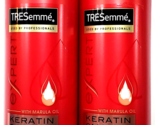 2 Tresemme Keritin Smooth Marula Oil 5 Benefits 1 System Anti Frizz Shampoo - £26.77 GBP