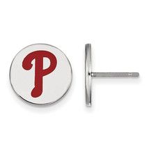 SS MLB  Philadelphia Phillies Small Enamel Disc Earrings - £74.00 GBP