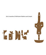 2011 Crownline 270 BR Swim Platform Cockpit Boat EVA Foam Teak Deck Floo... - $1,496.58 CAD