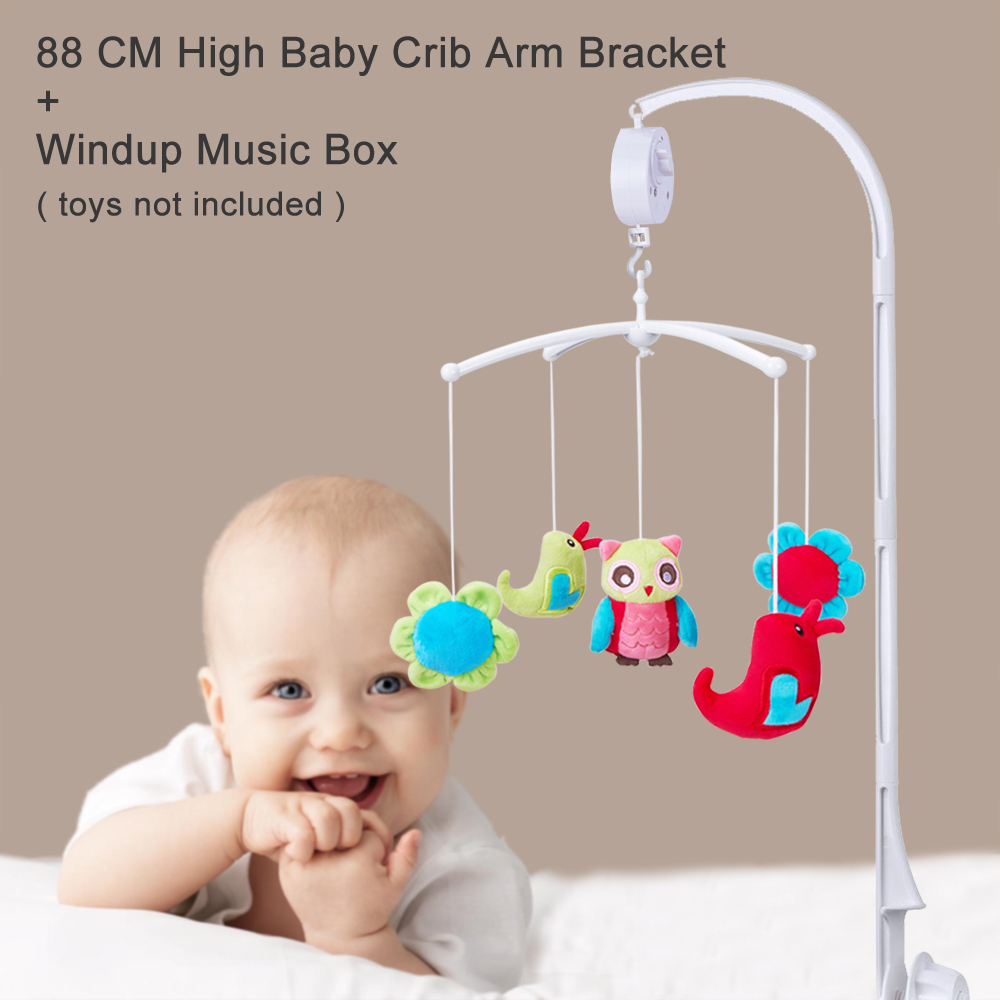 88CM (35") High Baby Crib Bed Bell Toys Holder Arm Bracket