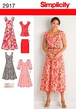 Simplicity 2917 Dress and Tunic Sewing Pattern for Women by Karen Z ,Siz... - £3.52 GBP