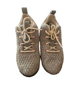 Nike Kids gray knit sneakers w orange trim 12C Excellent - $14.00 CAD