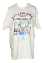 Joe Elliott Signed Def Leppard 1983 &quot;Pyromania Tour&quot; T-Shirt (JSA) - £113.99 GBP