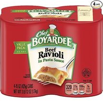 Chef Boyardee Beef Ravioli, 15 oz, 4 Pack - £6.22 GBP