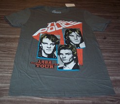 Vintage Style Women&#39;s Teen The Police Band 1982 Tour T-shirt Medium Band New - £15.69 GBP