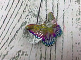 Crystals Ball Prisms Suncatchers Hanging Ornament Crystal Butterfly Sunc... - $20.19