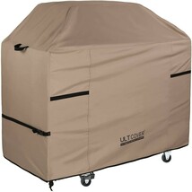 BBQ Gas Grill Cover 64&quot; Waterproof Brown for Weber Nexgrill Char-Broil B... - $74.96