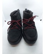 COLE HAAN Cloudfeel Snow Mini Waterproof Suede Boot In Size 10.5 B Black - $69.29