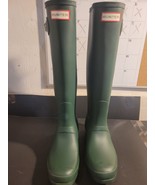 Hunter Women&#39;s Rain Boot, Size 8 - Green - $70.13