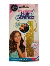 Be Inspired Cra*Z*Glitter TINSEL Hair Strandz for Girls Holo Shimmering Gold - £5.59 GBP
