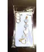 Blue Luxury Electroplate Love Heart Chain Wrist Bracelet Phone Case For ... - £7.08 GBP