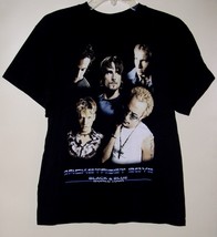 Backstreet Boys Concert Tour T Shirt Black &amp; Blue World Tour 2001 Size S... - £51.05 GBP