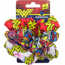 Wonder Woman 3-Piece Scrunchies Set Multi-Color - £15.20 GBP