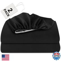 Biloban Twin Fitted Sheet 2 Pack Deep Pocket - 39x75" Soft Microfiber - $37.80