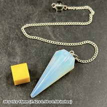 Pendulum Opalite Crystal for Spiritual Healing and Dowsing, UK Seller - $13.96