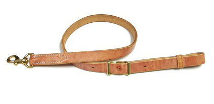Horse Amish  In USA Hermann Oak Leather Tiedown w/ Brass Hardwar 975H821 - $24.74