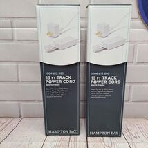 Hampton Bay Single Circuit Live End Linear Track Lighting Connector Whit... - $18.95