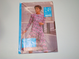 Butterick See &amp; Sew Pattern 4600 Mid Length Misses Dress Sz 16-24 Uncut - £7.86 GBP