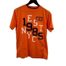 Tommy Hilfiger Orange Short Sleeve Boys Logo Tee Size XL - $8.23