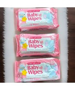 3X baby love Disposable Wipes. Hypoallergenic. Soft Scent. Pink. 72 Wipe... - $25.79 CAD