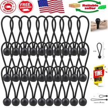 30 Count Heavyweight Bungee Cords – 4 Inch Adjustable Black Tie Down Straps - $280.49 MXN