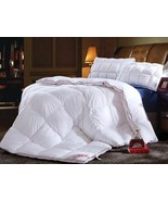 Luxury White Goose Down 3kg Cotton Queen Size Winter Blanket Quilt Comfo... - £188.50 GBP